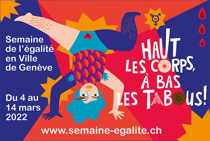 Semaine de l’égalité en Ville de Genève - Haut les corps, à bas les tabous!