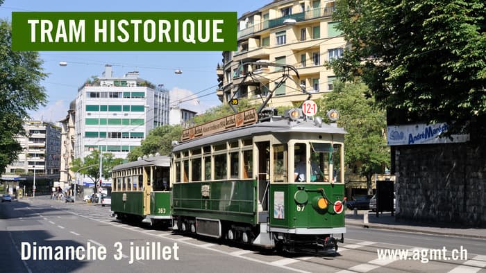 Balade dans Genève en Tram Historique