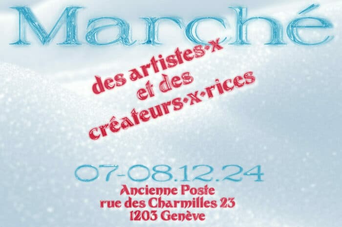 Marché des artistes, créateurs et créatrices aux Charmilles