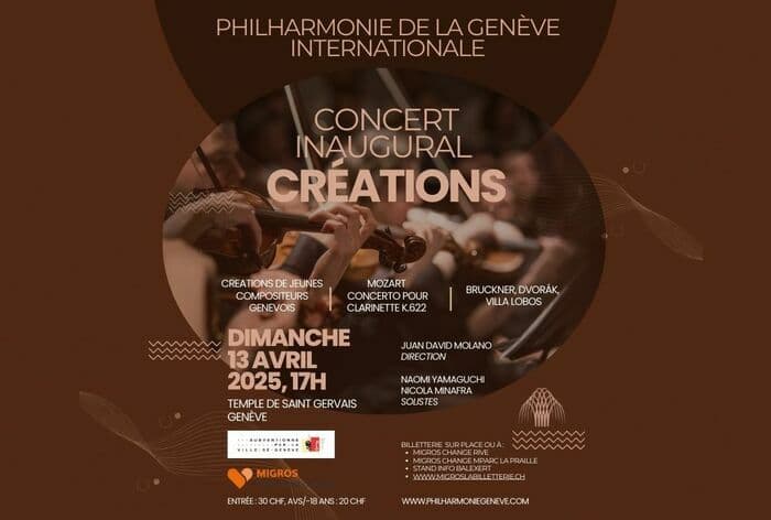 Philharmonie de la Genève Internationale: concert inaugural "CREATIONS"
