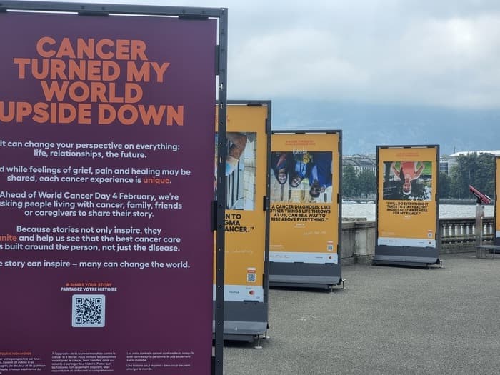 Exposition photo de la Journée mondiale contre le cancer avec Fujifilm