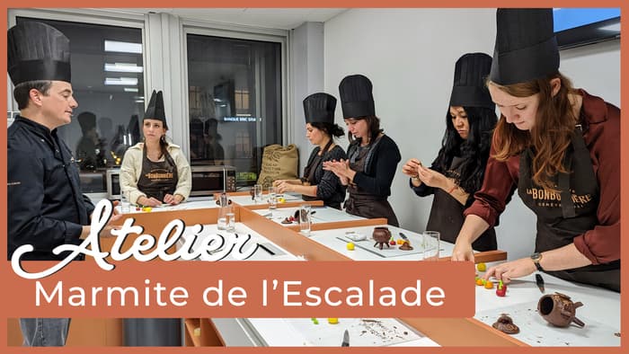 Atelier Créer une marmite de L'Escalade en Chocolat