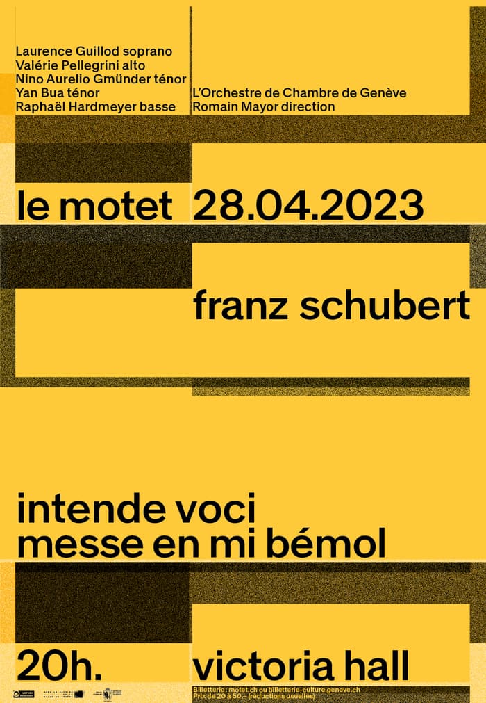 Le Motet de Genève; L’Orchestre de Chambre de Genève; direction Romain Mayor