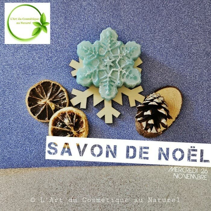 Atelier cosmétique pour enfant: fabrication Savon de Noël