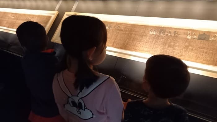 Ma première visite au musée