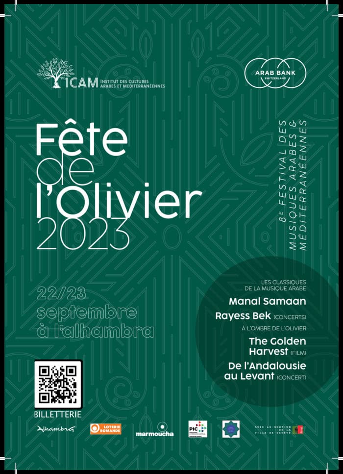 FÊTE DE L'OLIVIER 2023 - 8ème Festival des musiques arabes et méditerranéennes à l'Alhambra