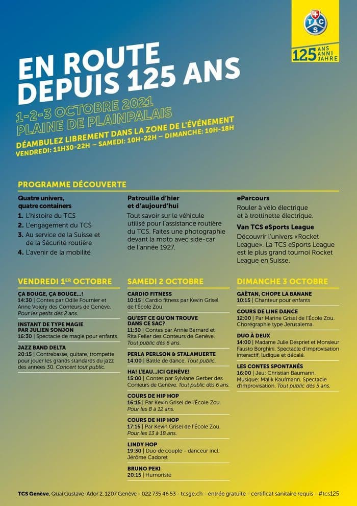 Le TCS fête ses 125 ans