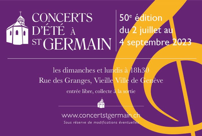 Concerts d'été à St-Germain