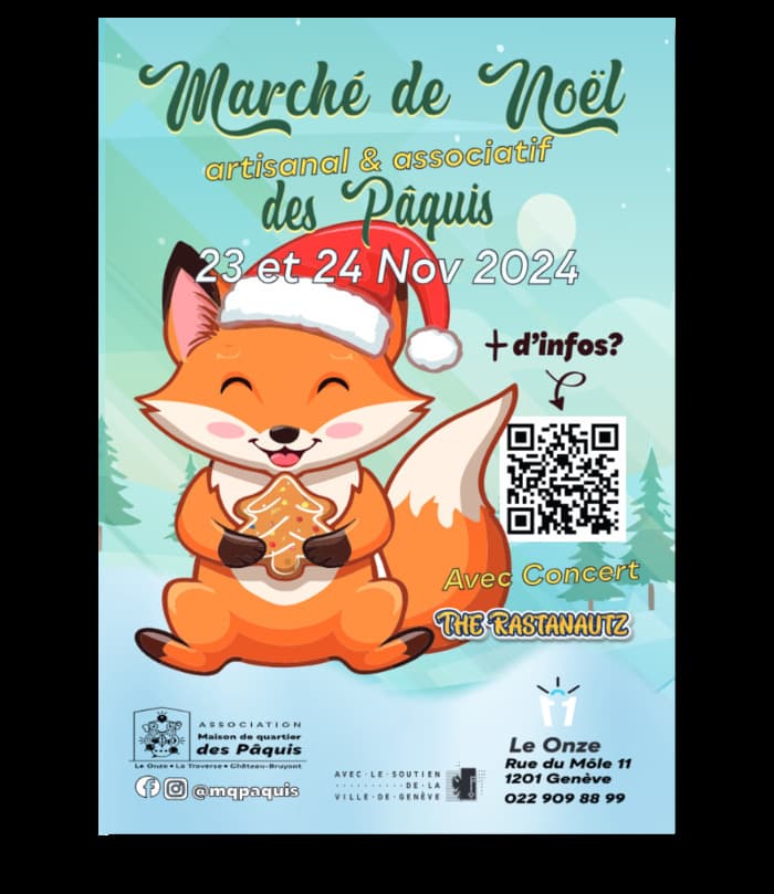 Marché de Noël artisanal et associatif des Pâquis