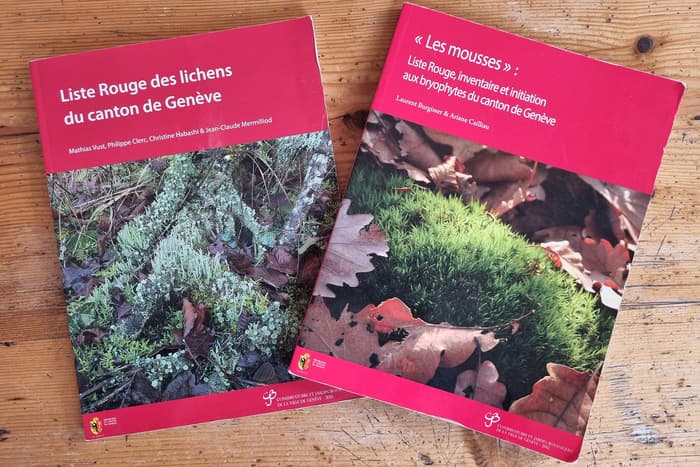 Les bryophytes et lichens dans les Listes Rouges du canton de Genève