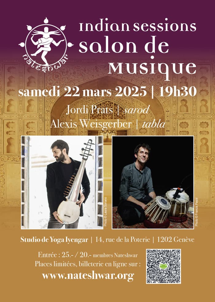 Indian Session | Salon de Musique avec Jordi Prats (sarod) et Alexis Weisgerber (tabla)
