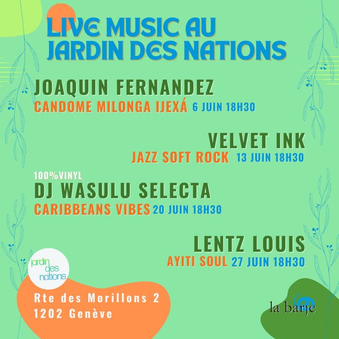 Live Music au Jardin des Nations