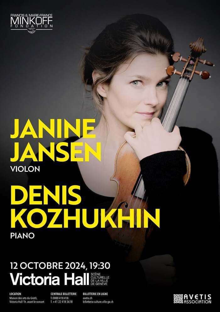 Janine Jansen, violon, et Denis Kozhukhin, piano