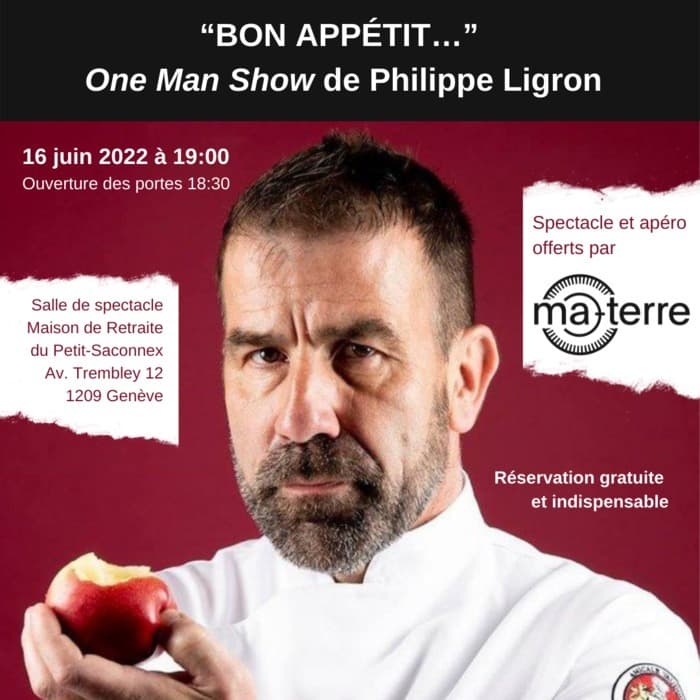 Bon Appétit - le One Man Show de Philippe Ligron