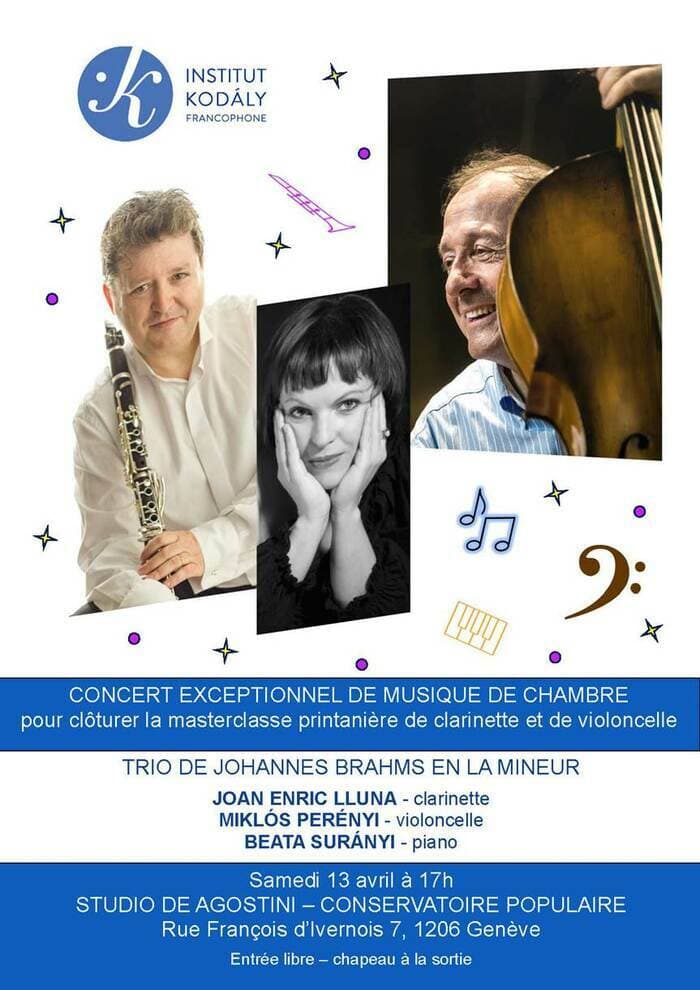 Musique de chambre avec Miklós Perényi - Un concert de l'Institut Kodály Francophone