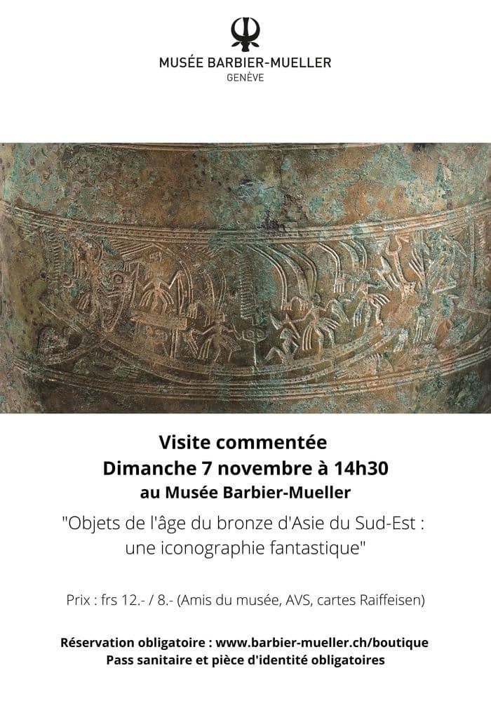 Visite commentée « Objets de l’âge du Bronze d’Asie du Sud-Est : une iconographie fantastique »