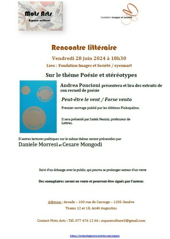 Rencontre littéraire: Poésie et stéréotypes