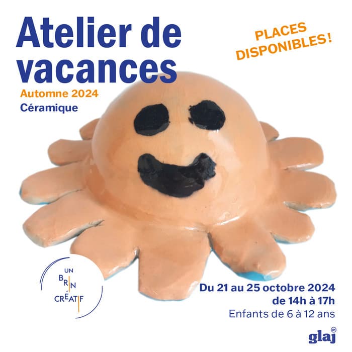 Stage de vacances pour les enfants  - Céramique