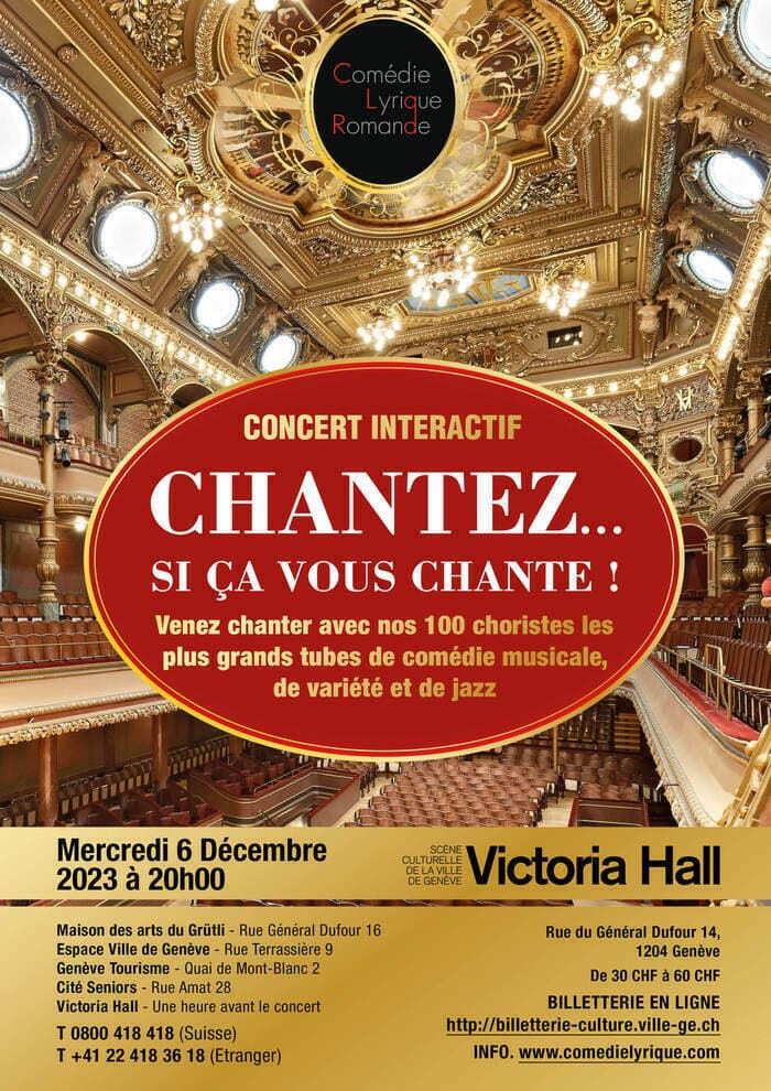 Chantez… Si ça vous chante !