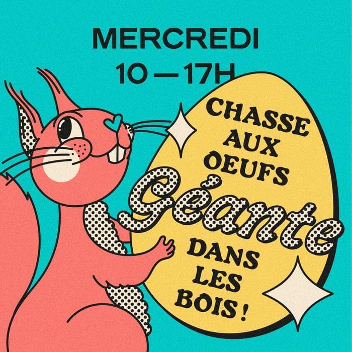 Chasse aux oeufs à la nouvelle buvette du Parc de la Bâtie