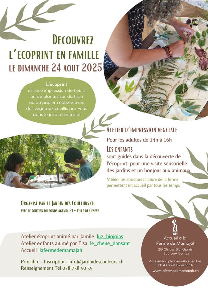 Découvrez l'écoprint en famille