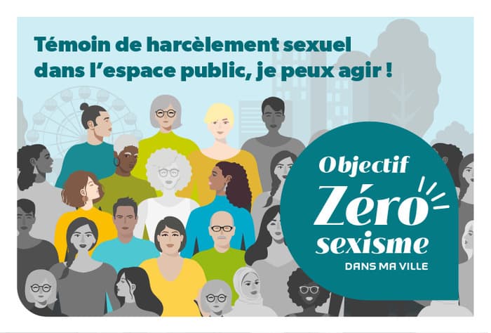 Campagne 2022 "Objectif zéro sexisme dans ma ville" de la Ville de Genève