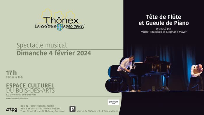 TÊTE DE FLÛTE ET GUEULE DE PIANO