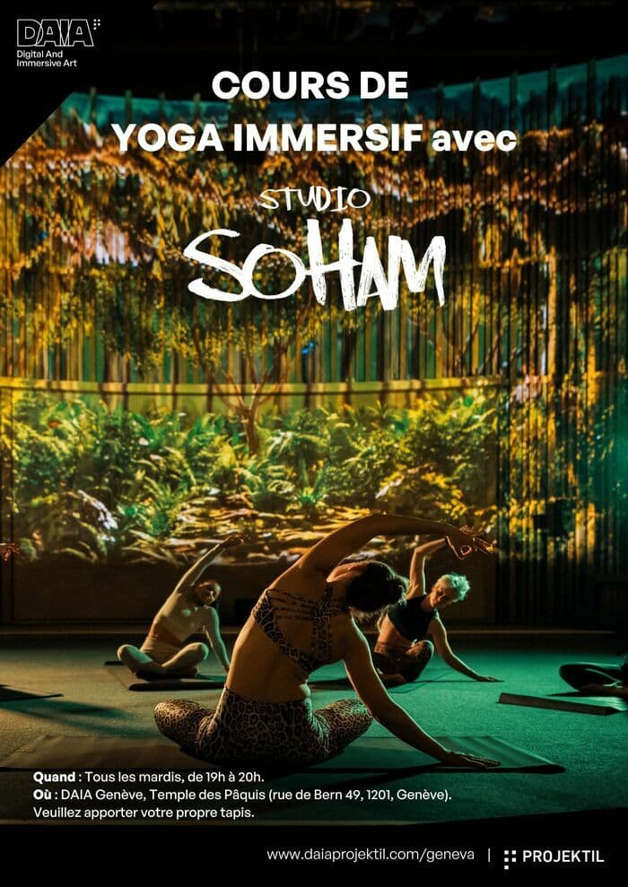 Cours de Yoga Immersif, avec SoHam Studio