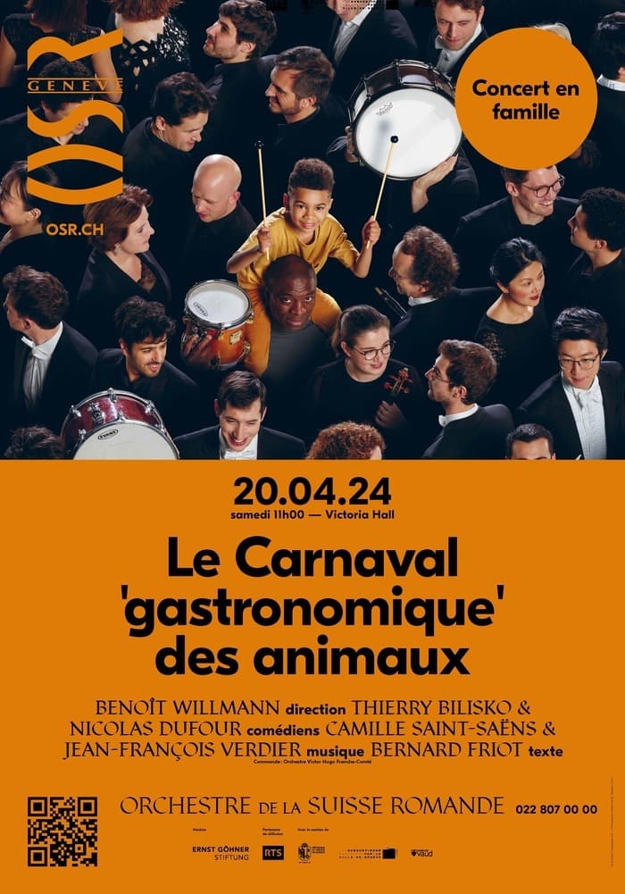 Orchestre de la Suisse Romande, «Le Carnaval ‘gastronomique’ des animaux»