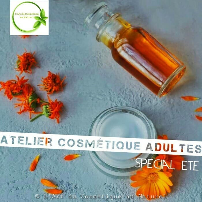 Atelier cosmétique pour adultes: Fabriquez votre Soin après-soleil & votre Brume d’été rafraîchissante!