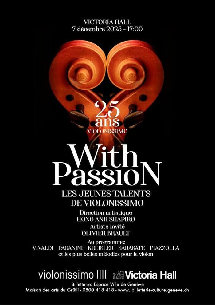 Les jeunes talents de Violonissimo, direction artistique: Hong Anh Shapiro, artiste invité: Olivier Brault (violon baroque)