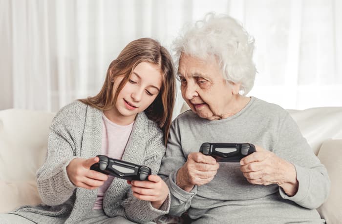 Viens avec papy ou mamie si tu veux jouer ! Atelier-découverte jeu vidéo