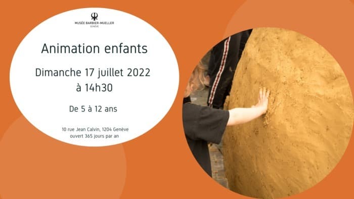 Animation enfants avec notre médiatrice culturelle