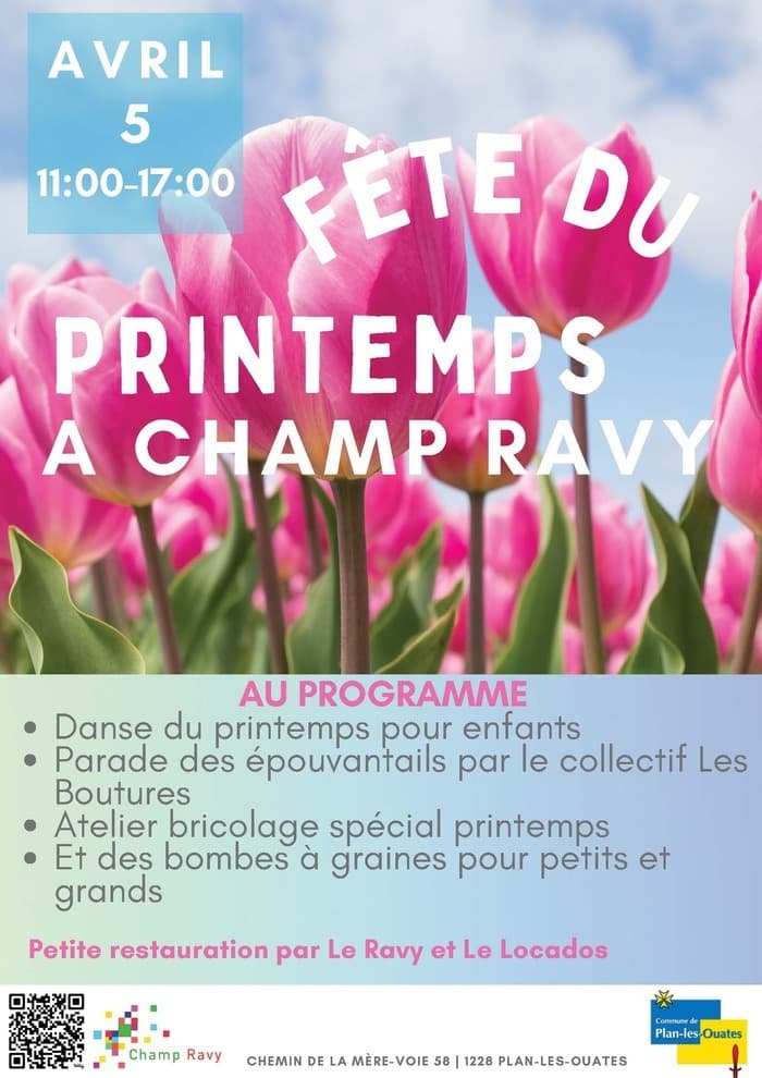 Fête du printemps à Champ Ravy