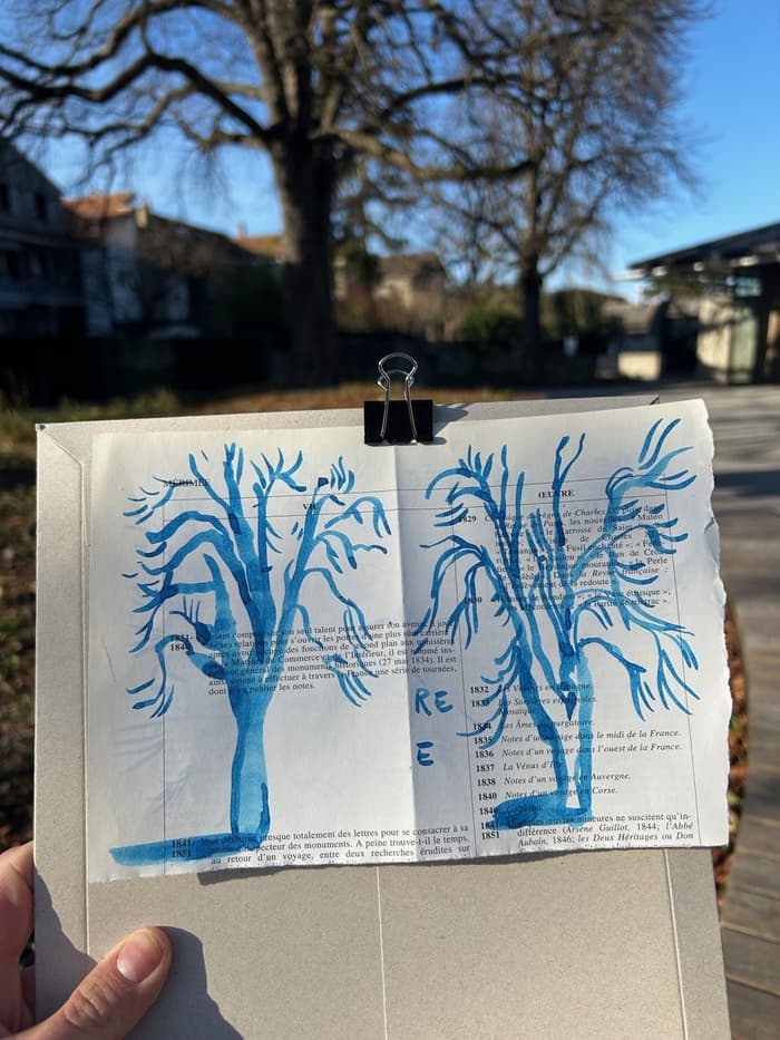 De l’arbre à la page
