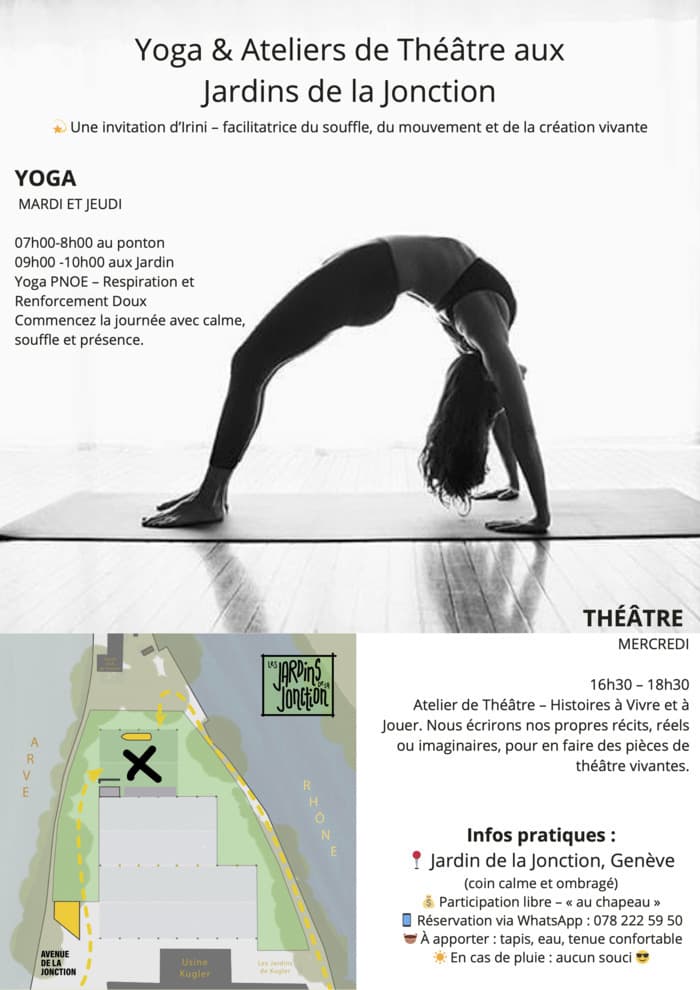 Yoga aux Jardins de la Jonction