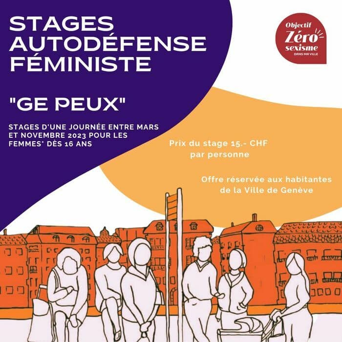 Stage d'autodéfense féministe "Ge Peux" femmes* adultes