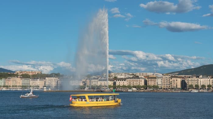 Genève, les pieds dans l’eau