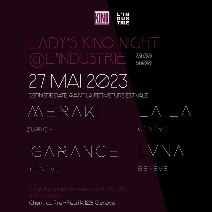 Lady's Kino Night @L'Industrie