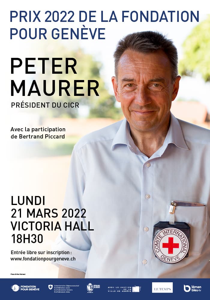 Cérémonie de remise du Prix 2022 de la Fondation pour Genève