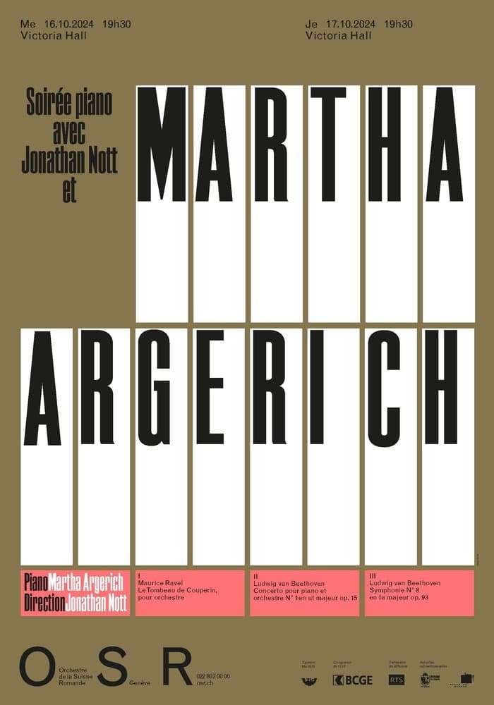 Une soirée mémorable avec Martha Argerich, Jonathan Nott et l’Orchestre de la Suisse Romande