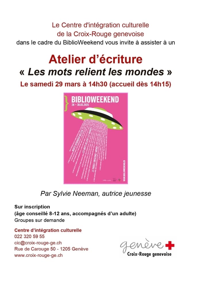 Atelier d'écriture "Les mots relient les mondes"