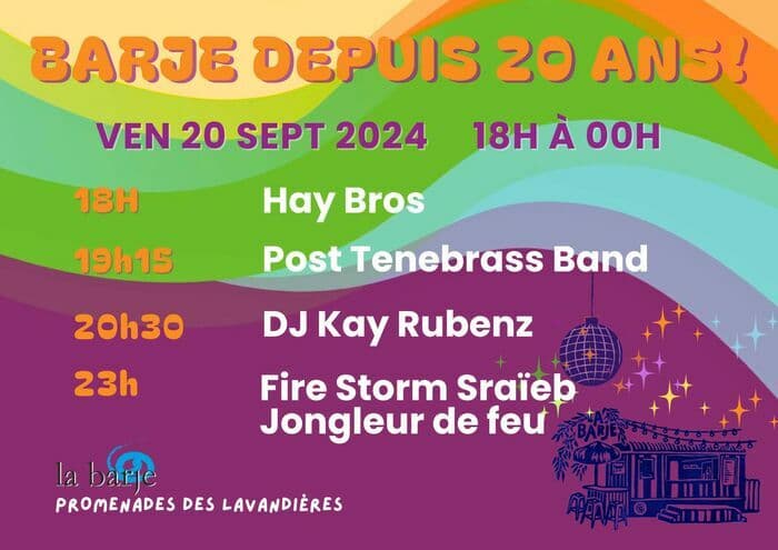 La Barje fête ses 20 ans !
