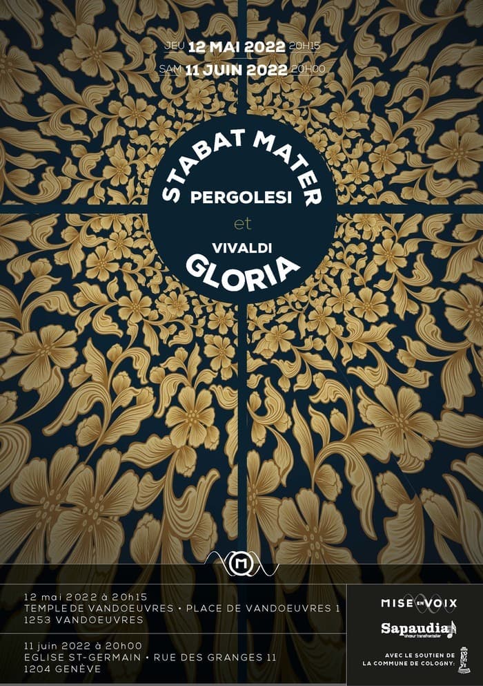 Concert Gloria de Vivaldi et Stabat Mater de Pergolesi