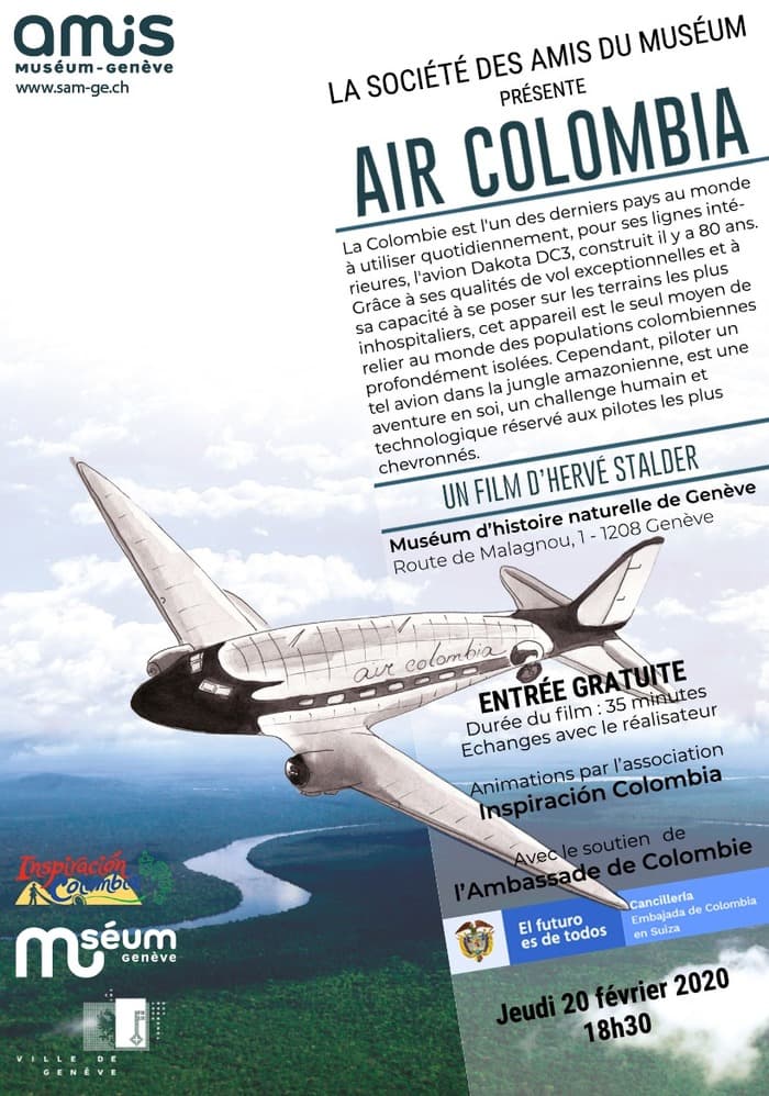 Projection du film Air Colombia