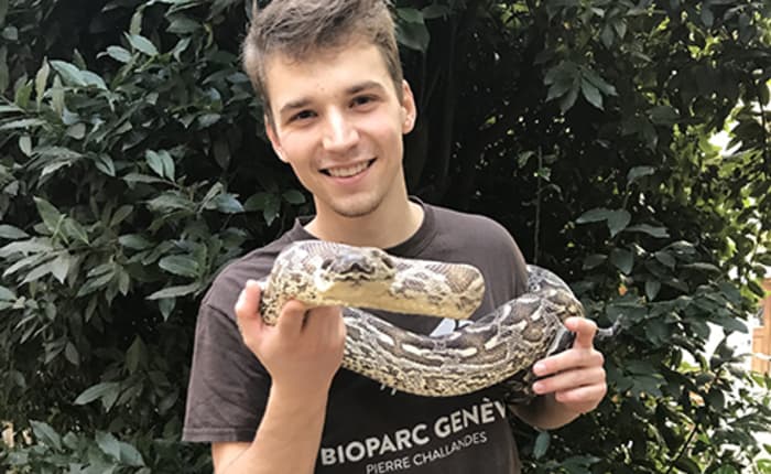 Dans la peau d'un reptile