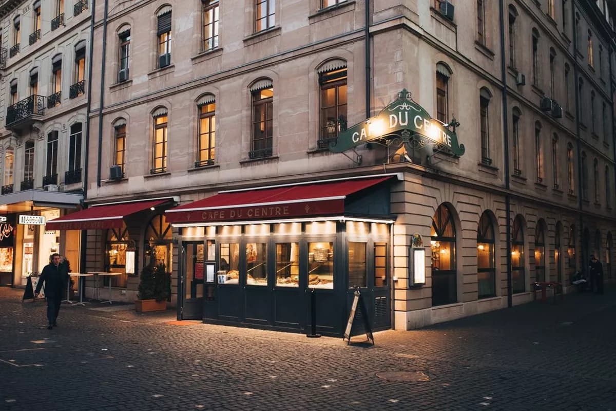 Café du Centre photo geneve.com