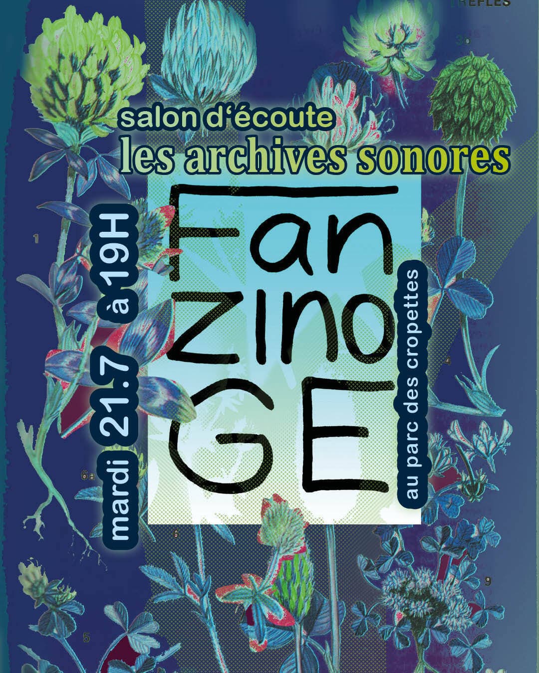 SALON D’ÉCOUTE avec les Archives sonores de la fanzinothèque