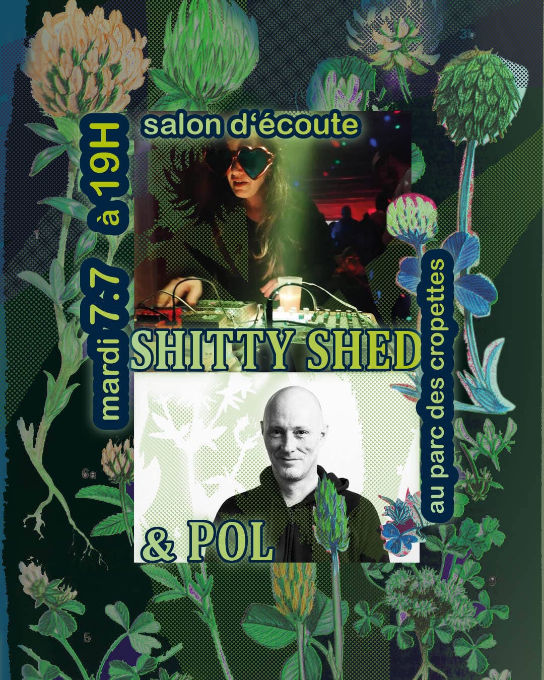 SALON D’ÉCOUTE avec Shitty Shed et POL